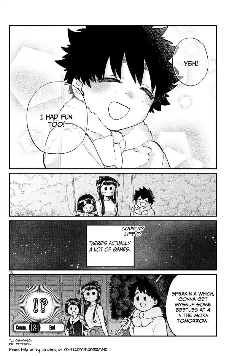 Komi-san wa Komyushou Desu Chapter 184 18